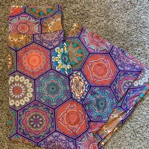 Agnes & Dora Mandala Print Maxi Skirt